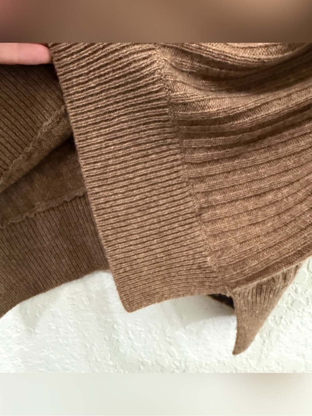 Vince Dolman Sleeve Slouchy Sweater Brown Yak Wool Size Medium - Picture 8 of 13